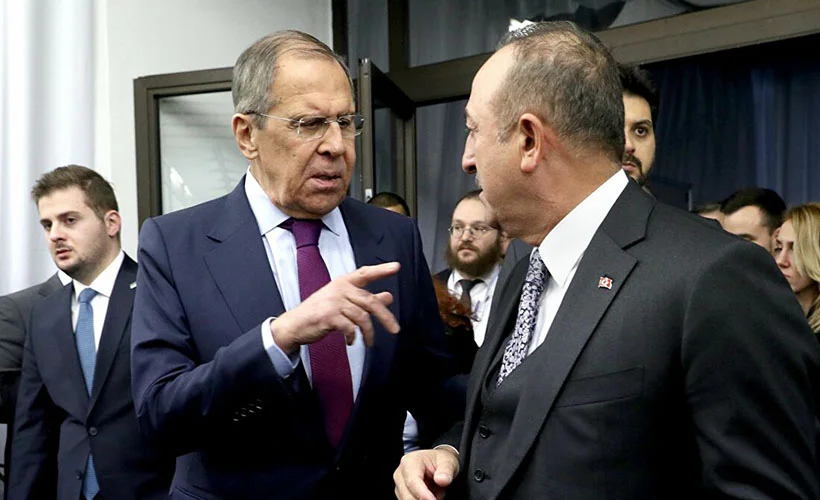 Çavuşoğlu, Rus mevkidaşı Lavrov ile görüştü