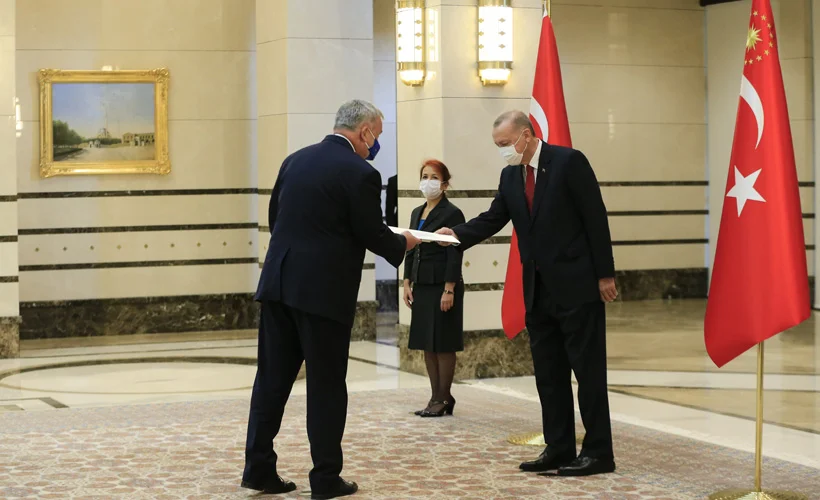 Erdoğan, Almanya'nın Ankara Büyükelçisi Schulz ile görüştü
