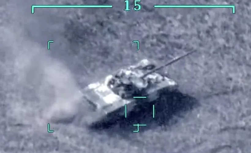 Ermenistan tankları, Azeri ordusu karşısında tutunamadı