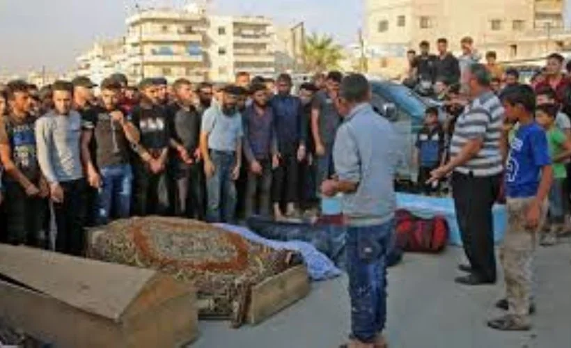 İdlib'te sivillerle birlikte Faylaq el-Şam grubu da saldırı hedefi oldu