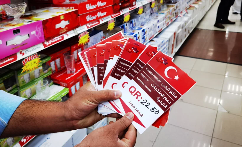 Katar'daki marketlerden Türk ürünlerine destek kampanyası