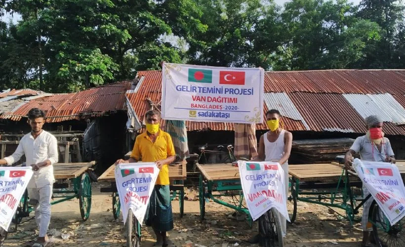 Sadakataşı'ndan Arakanlılara iş imkanı
