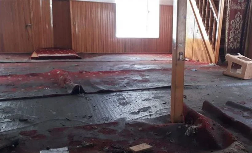 Seferihisar'daki taşkın Sığacık Camisi'ne de zarar verdi