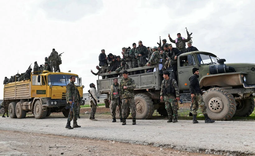 Suriye rejim güçleri, temas hattından çekiliyor