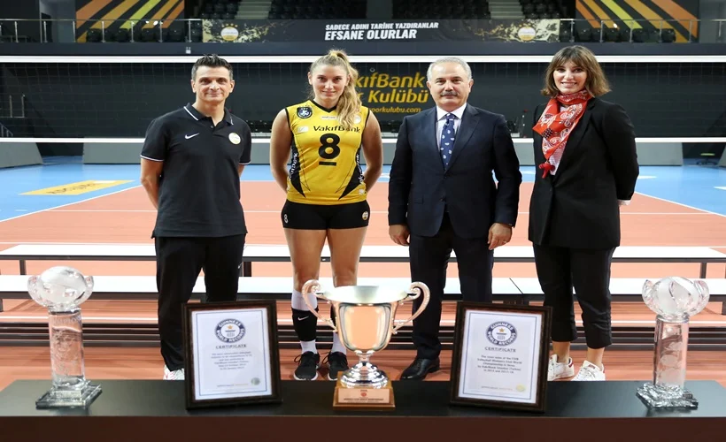 Vakıfbank ikinci kez Guinnes Dünya Rekorları'nda
