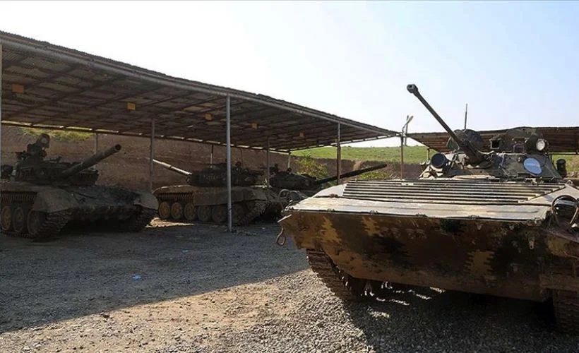 Azerbaycan ordusu, Ermenistan'ın tank ve toplarını imha etti