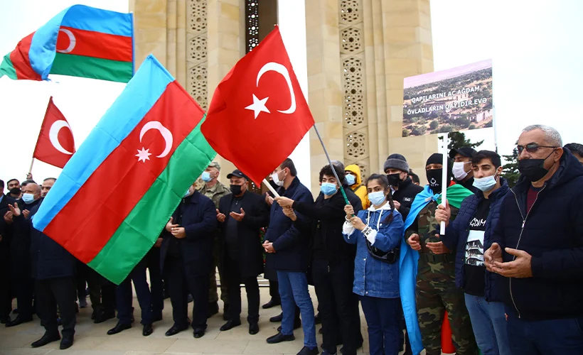 Azerbaycanlılar, Ağdam'ın kurtuluşunu kutluyor