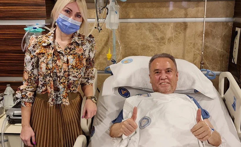 Başkan Böcek'ten 105 gün sonra ilk görüntü
