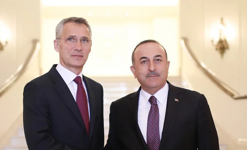 Çavuşoğlu, Stoltenberg ile görüştü