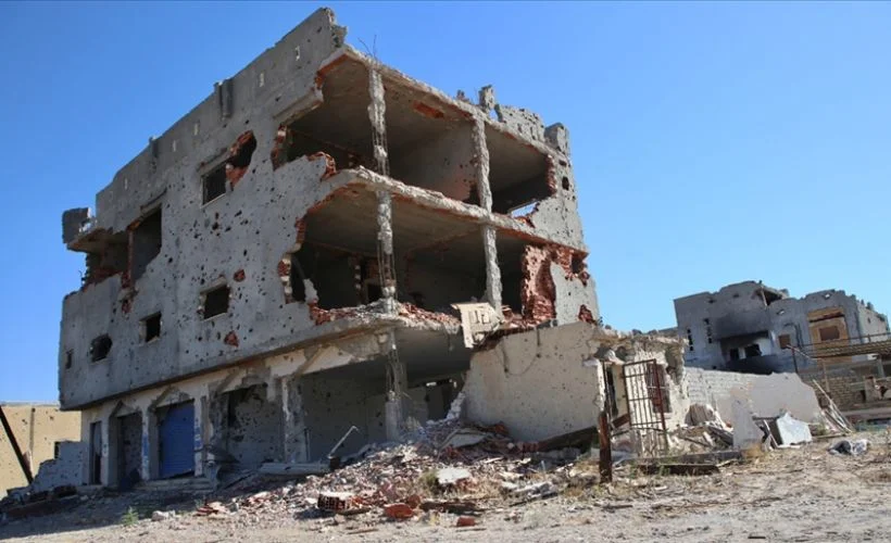 Hafter milisleri Ubari'de sivillere ait evleri yıktı