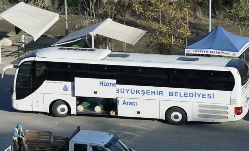 İstanbul'da cenazeler otobüsle taşındı!
