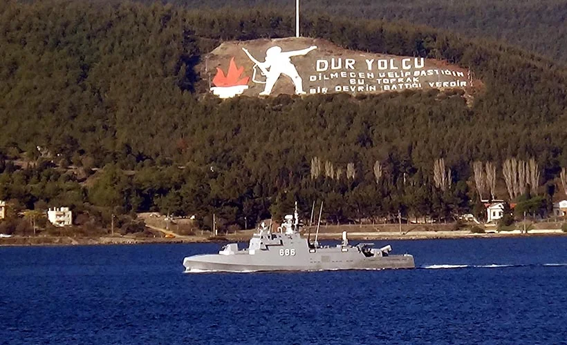 Mısır savaş gemileri, Çanakkale Boğazı'ndan geçti