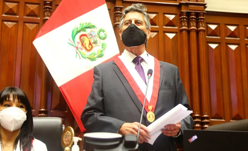 Peru'nun yeni Başkanı Francisco Sagasti yemin etti