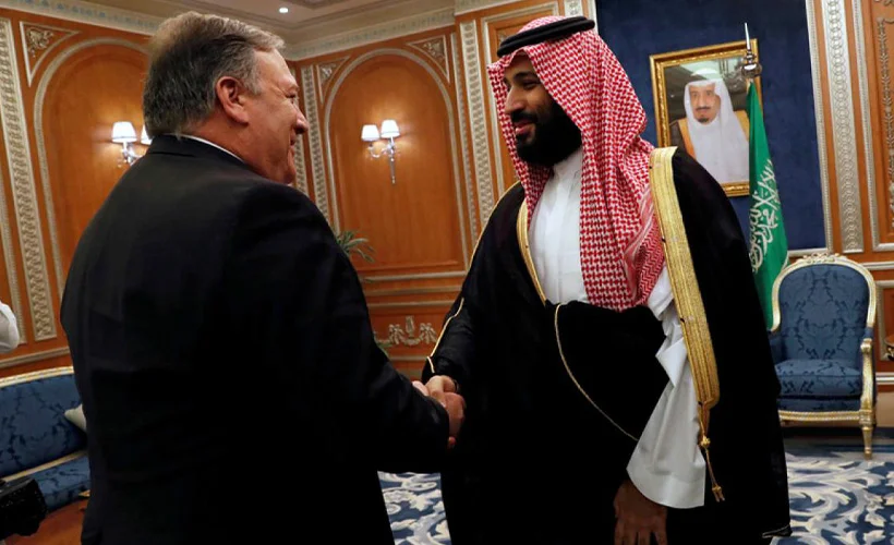 Prens Selman, Pompeo ile görüştü