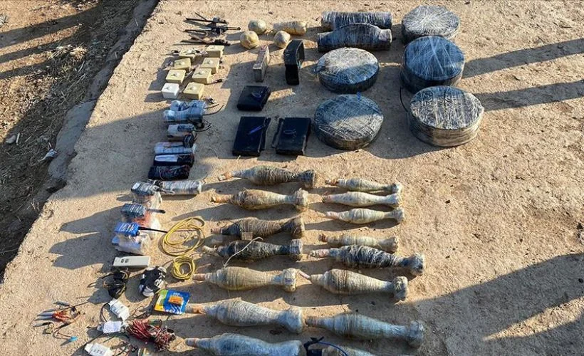 Rasulayn'da çok sayıda mühimmat ele geçirildi