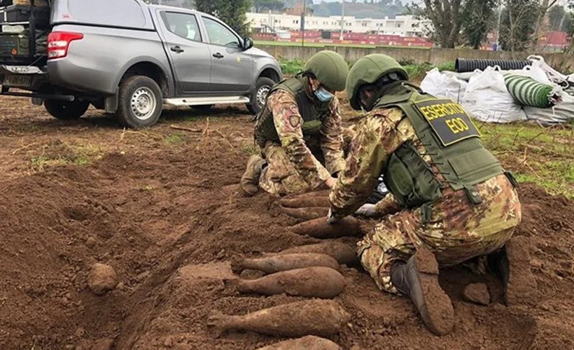 Roma kulübünün tesislerinde İkinci Dünya Savaşı'ndan kalma bombalar bulundu