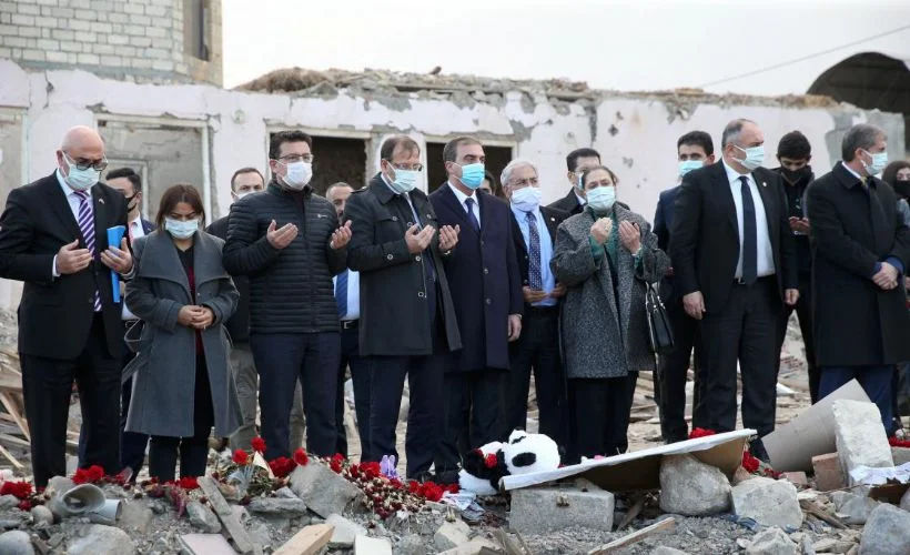 TBMM üyeleri Ermenistan'ın saldırılarında sivillerin öldüğü Berde ve Terter'i ziyaret etti