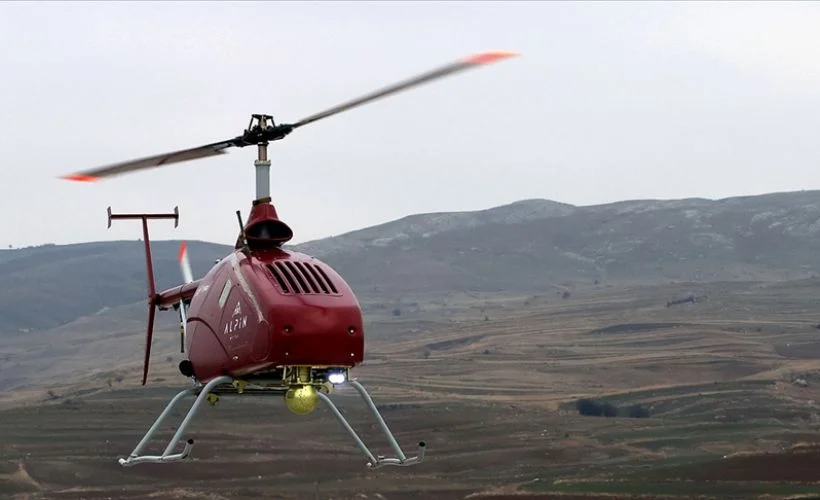 Afette baz istasyonu, operasyonda ikmal aracı insansız helikopter