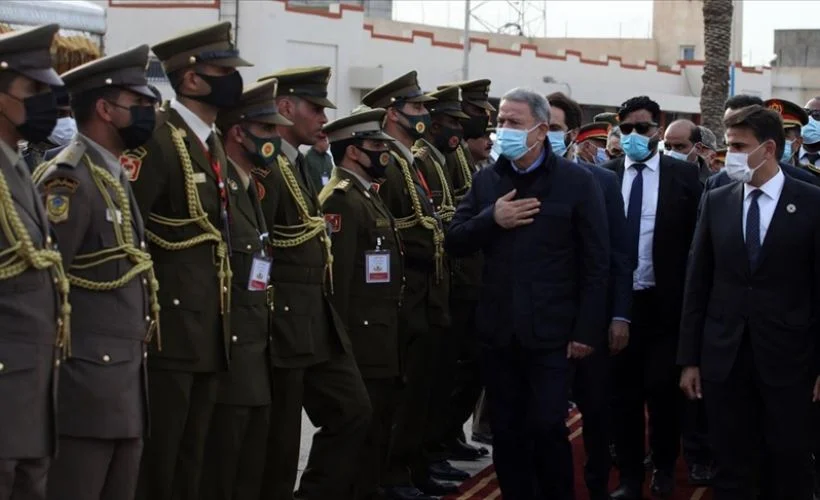 Bakan Akar Libya Kara Harp Okulu mezuniyet törenine katıldı