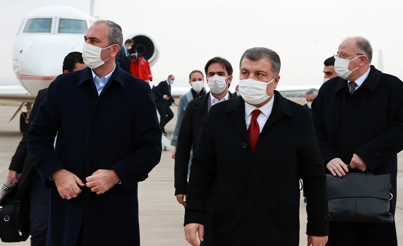 Bakan Koca ve Gül Gaziantep'te