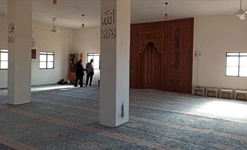 Barış Pınarı Harekatı şehidi Rahmi Kaya adına Tel Abyad'da cami açıldı