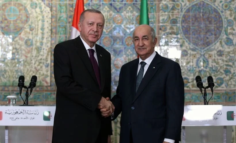 Cumhurbaşkanı Erdoğan, Cezayir Cumhurbaşkanı Tebbun ile telefonla görüştü
