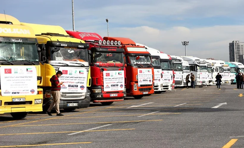 İHH, 81 ilden Suriye'ye 350 yardım tırı gönderdi