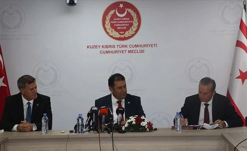 KKTC'de 'UBP-DP-YDP koalisyon hükümeti' protokolü imzalandı