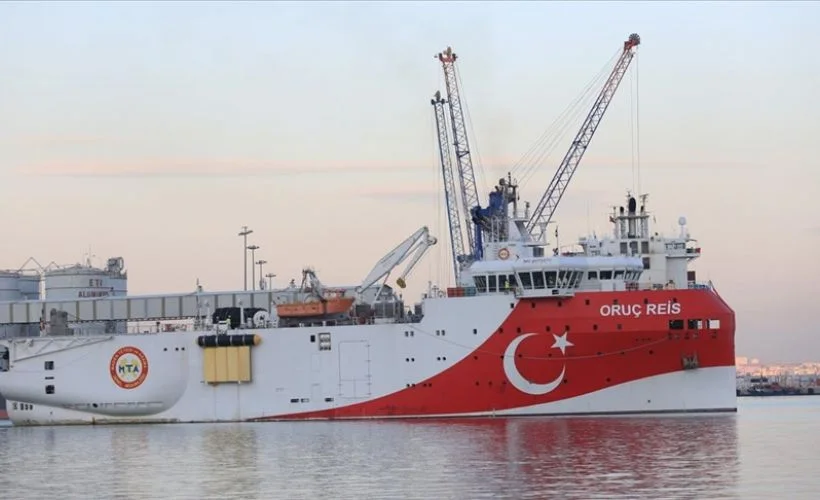 Oruç Reis, Antalya Limanı'ndan Akdeniz'e açıldı