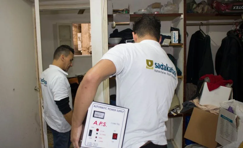 Sadakataşı'ndan Filistinli mültecilere destek