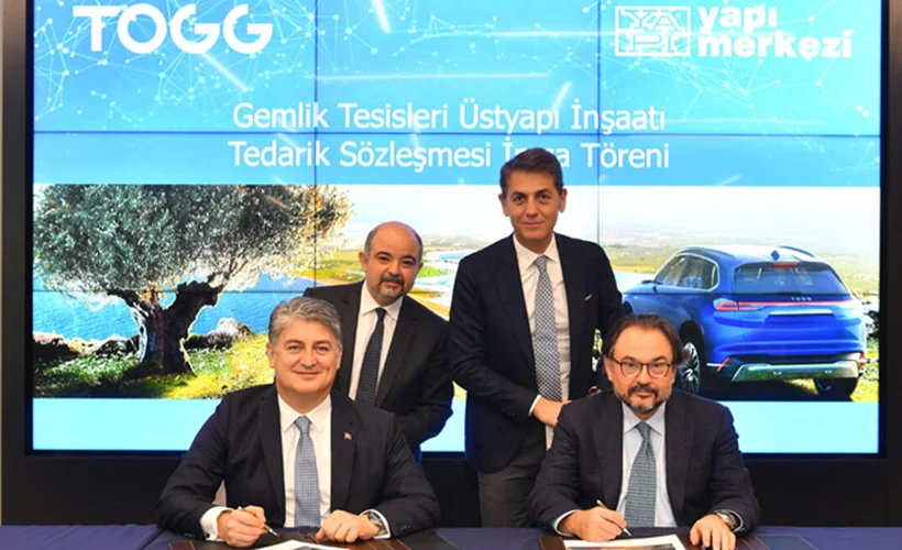 TOGG Gemlik tesisinin üstyapı inşaatı için imzalar atıldı