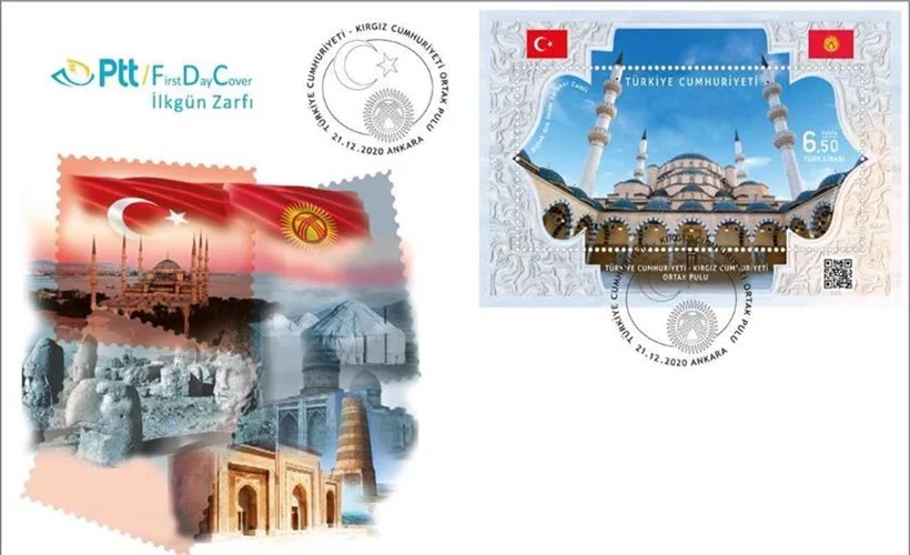 'Türkiye-Kırgız Cumhuriyeti Ortak Pulu' tedavülde