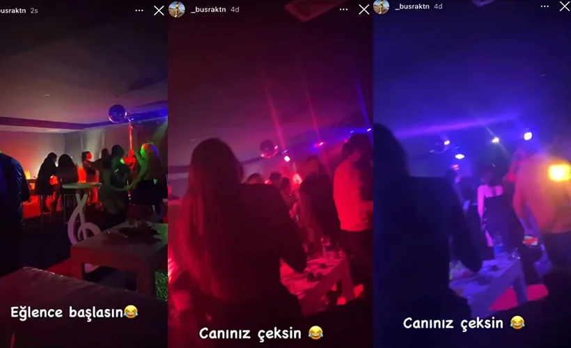 Villada parti yapıp, 'Canınız çeksin' notuyla paylaştılar