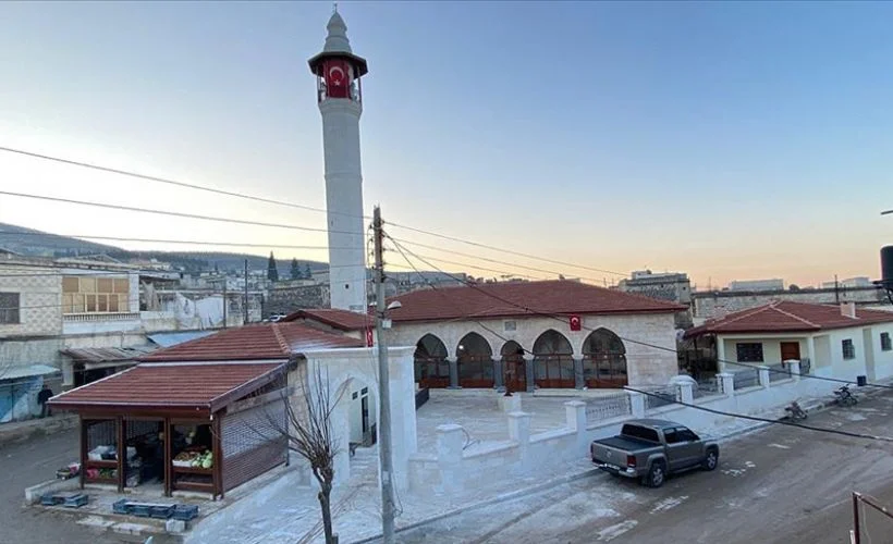 Afrin'deki Ömer Bin Hattab Camii ve Nebi Huri Türbesi restore edildi
