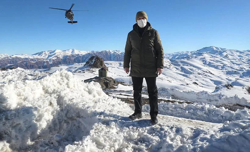 Bakan Soylu, yeni yıla Belbuka Kalekol askeri üssünde girdi