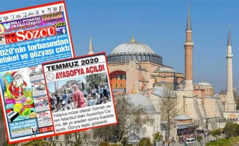 Basın İlan Kurumu'ndan Sözcü Gazetesi'ne Ayasofya Camii incelemesi
