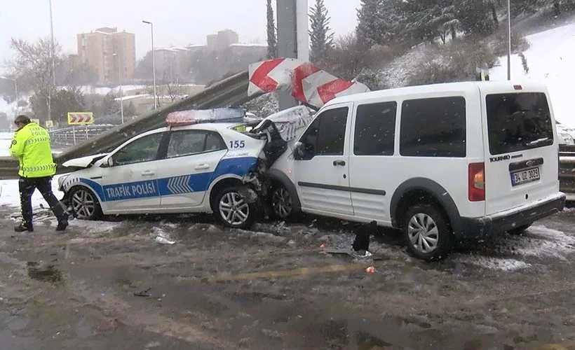 Beşiktaş'ta trafik kazası