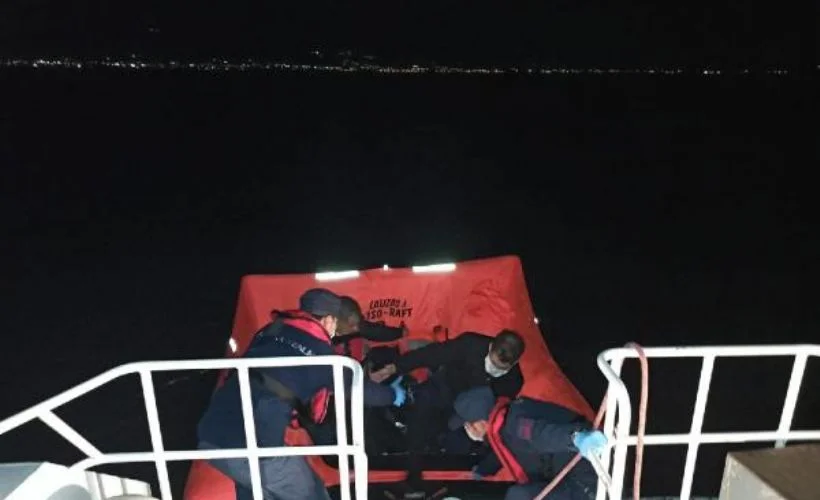 Bodrum'da 5 kaçak göçmen kurtarıldı