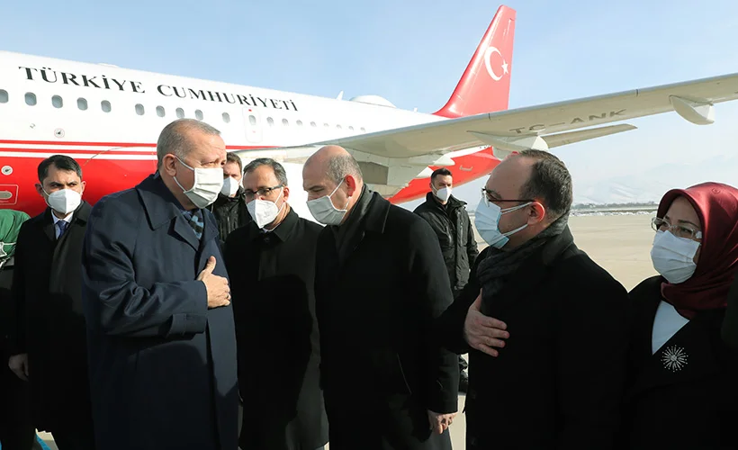 Cumhurbaşkanı Erdoğan Elazığ'da