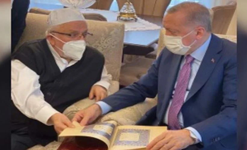 Cumhurbaşkanı Erdoğan Nedim Urhan'ı ziyaret etti