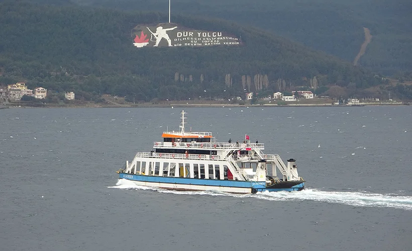 Gökçeada ve Bozcaada'ya feribot seferleri yapılamıyor