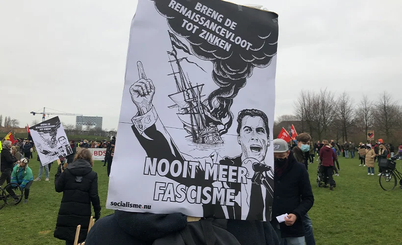 Hollanda'da ırkçılığa ve ayrımcılığa karşı gösteri