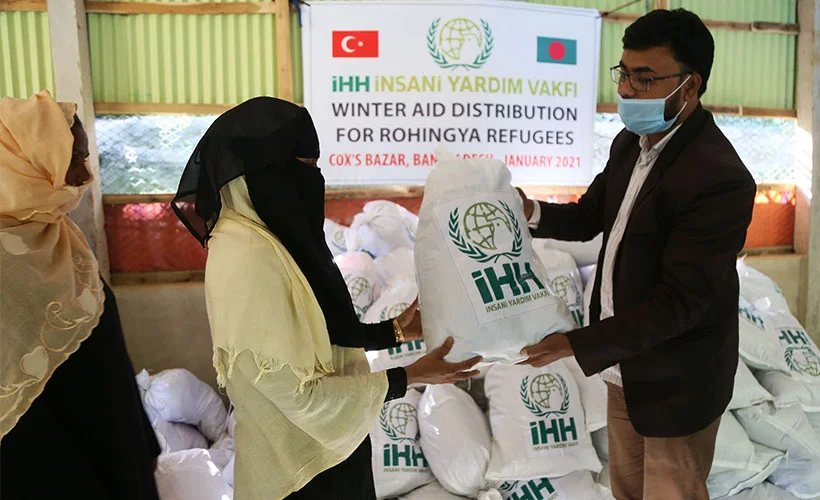 İHH'dan Arakanlı mültecilere yardım