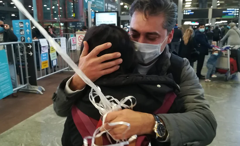 İstanbul Havalimanı'nda ağlatan buluşma