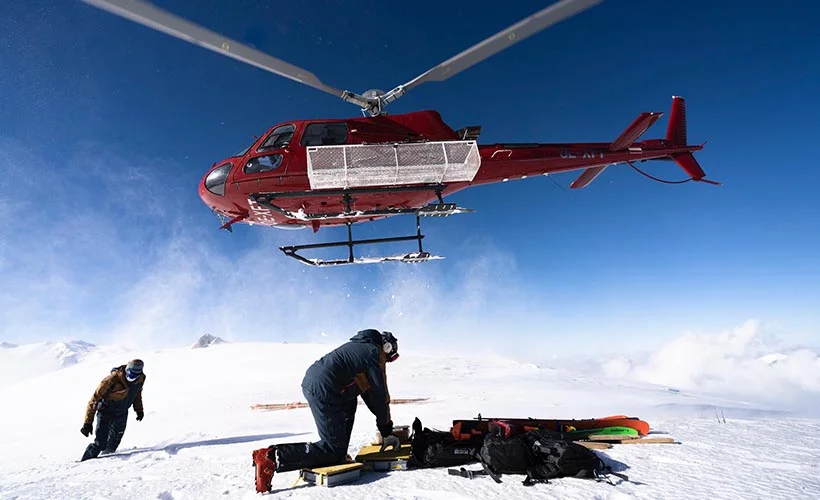 Kaçkarlar'da heliski heyecanı