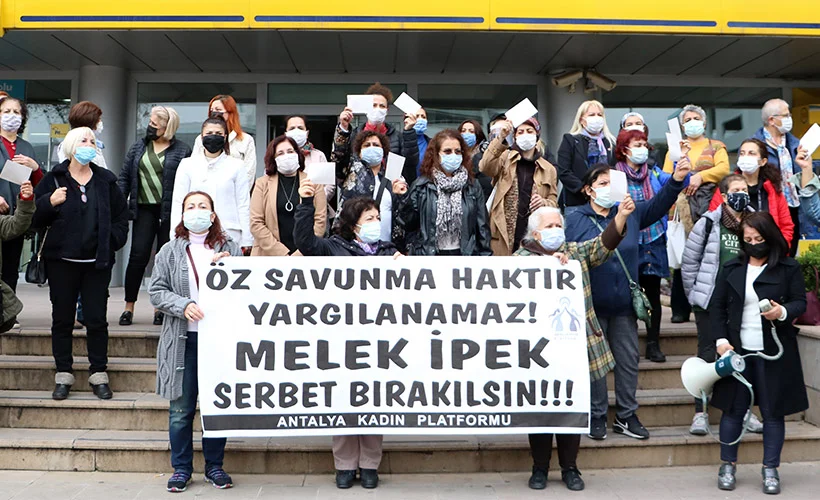 Kadınlardan, 'İşkenceci eşini öldüren Melek serbest bırakılsın' çağrısı