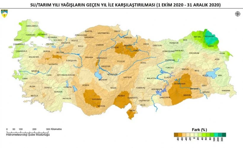 Meteoroloji'den 2020 kuraklık raporu: Yağışlar hangi ilde ne kadar azaldı?