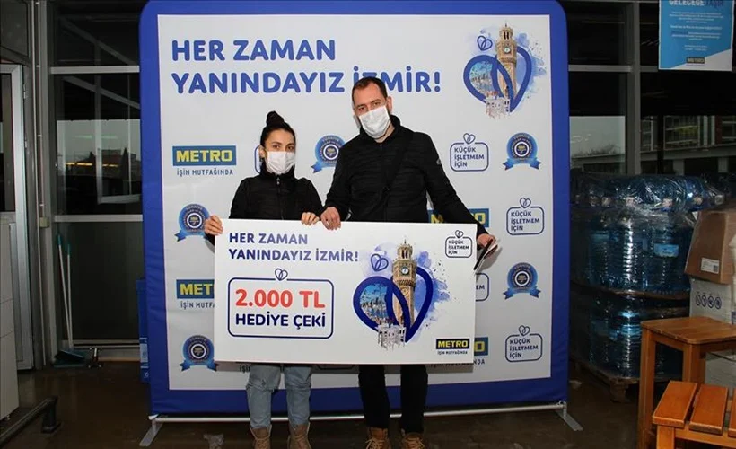 Metro Türkiye'den İzmir depreminde zarar gören işletmelere destek