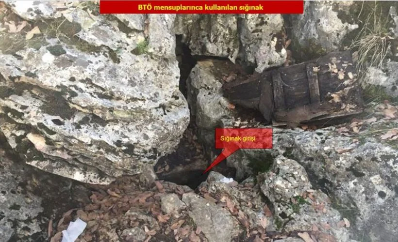 PKK'lı teröristlerce kullanılan 4 sığınak imha edildi