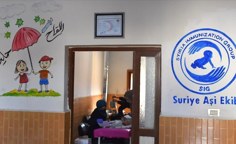 Tel Abyad ve Rasulayn'da çocuk felcine karşı 2. aşı kampanyası